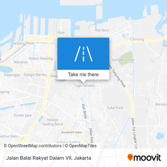 Jalan Balai Rakyat Dalam VII map