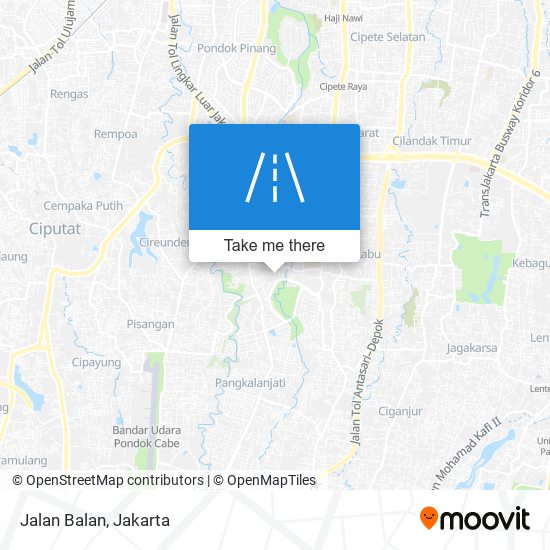 Jalan Balan map