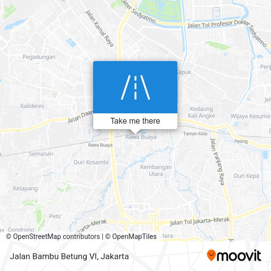 Jalan Bambu Betung VI map