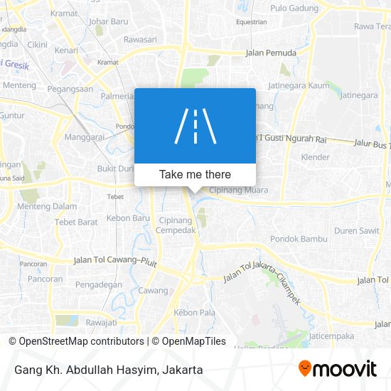 Gang Kh. Abdullah Hasyim map