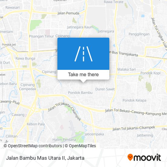 Jalan Bambu Mas Utara II map