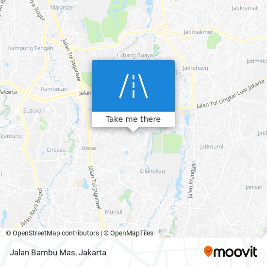 Jalan Bambu Mas map