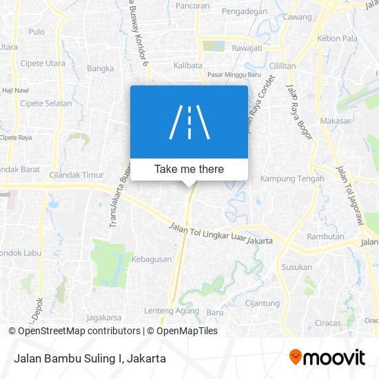 Jalan Bambu Suling I map