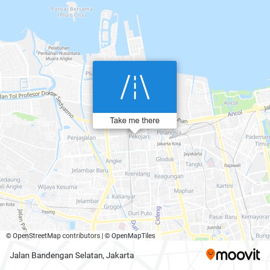 Jalan Bandengan Selatan map