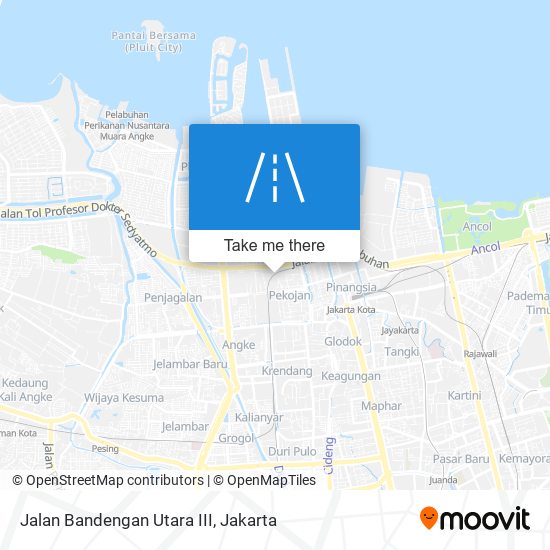 Jalan Bandengan Utara III map