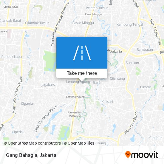 Gang Bahagia map