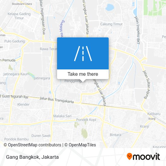 Gang Bangkok map