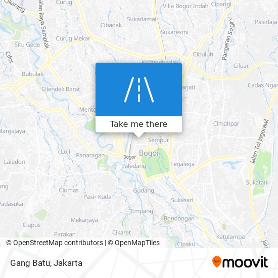 Gang Batu map