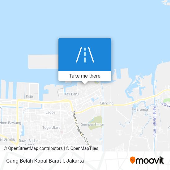 Gang Belah Kapal Barat I map