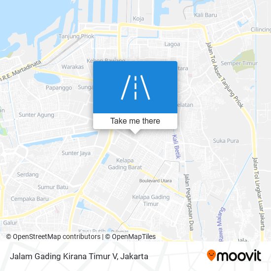 Jalam Gading Kirana Timur V map