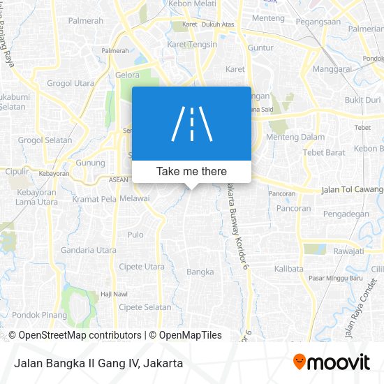 Jalan Bangka II Gang IV map