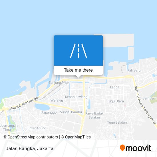 Jalan Bangka map