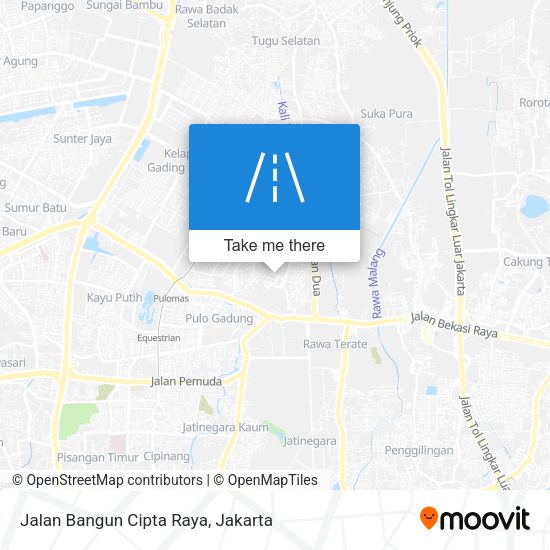 Jalan Bangun Cipta Raya map