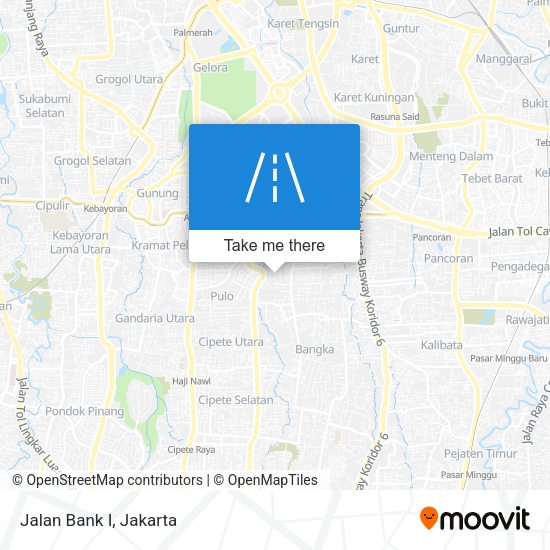 Jalan Bank I map