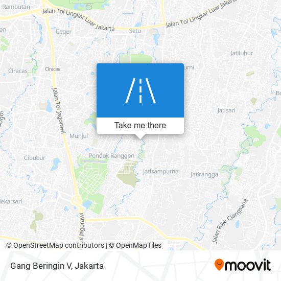 Gang Beringin V map