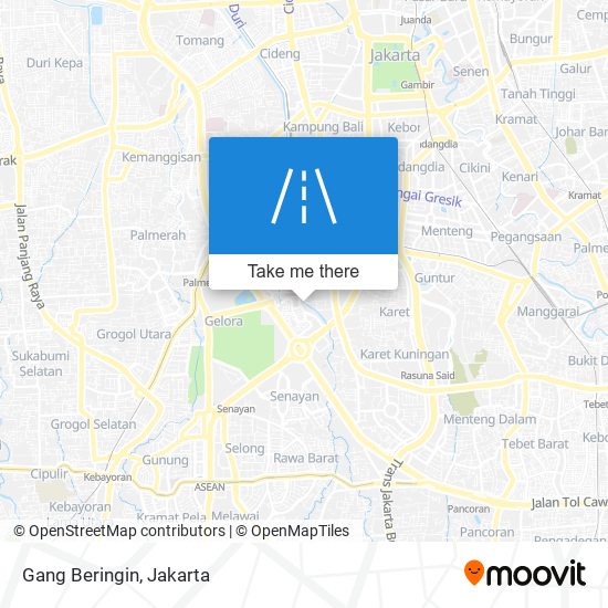 Gang Beringin map