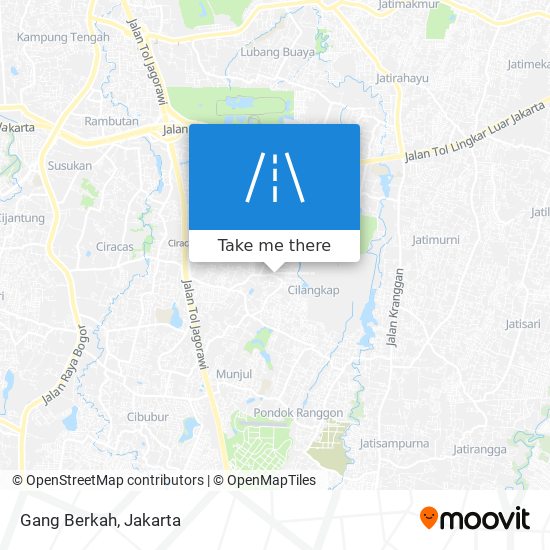 Gang Berkah map