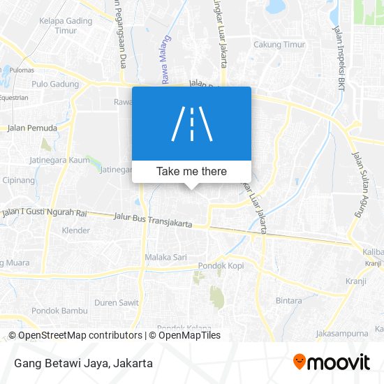 Gang Betawi Jaya map