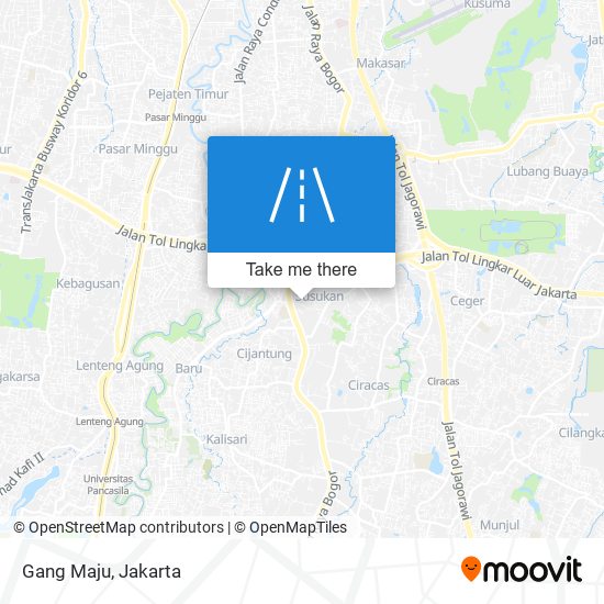 Gang Maju map