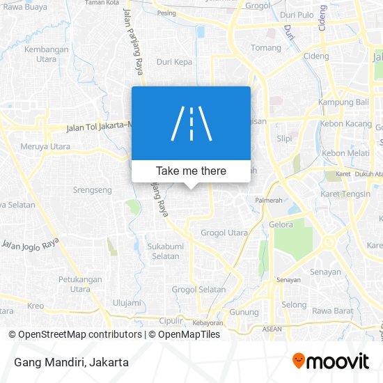 Gang Mandiri map