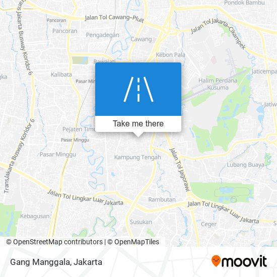 Gang Manggala map