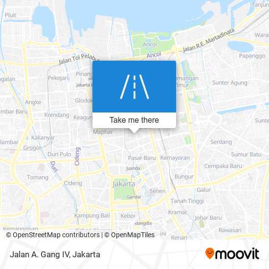 Jalan A. Gang IV map