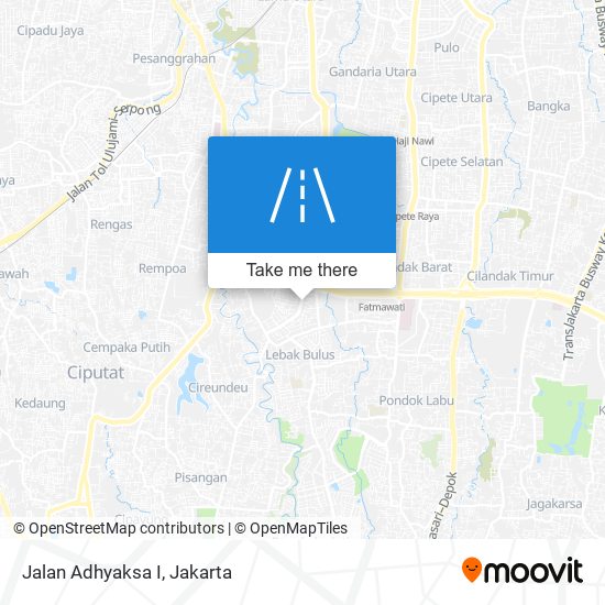 Jalan Adhyaksa I map