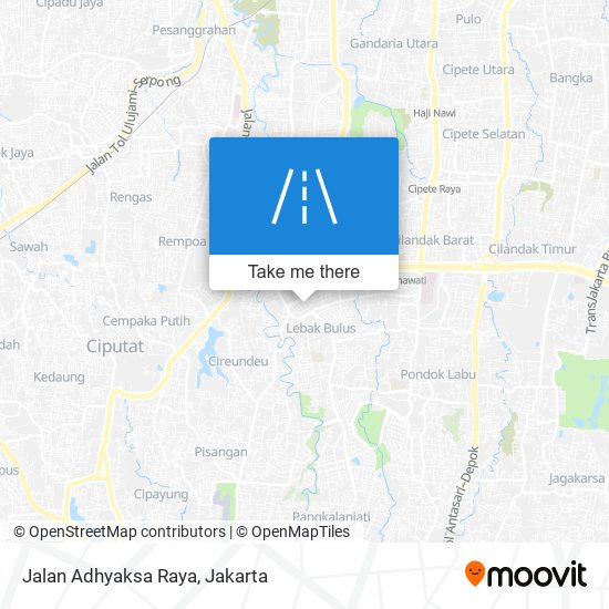 Jalan Adhyaksa Raya map