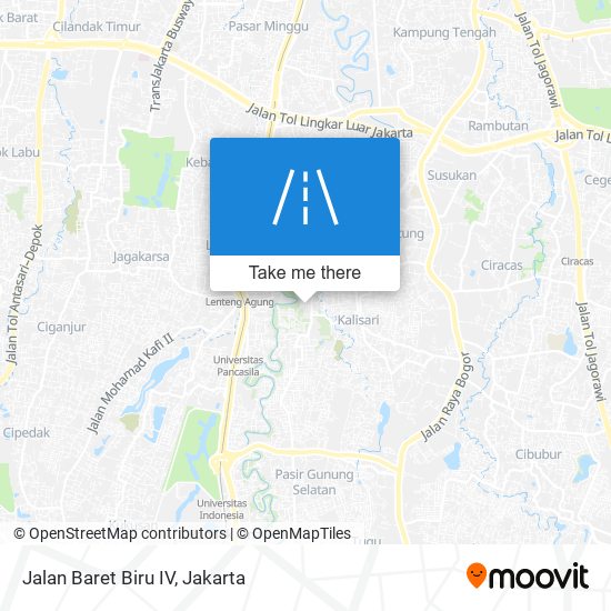 Jalan Baret Biru IV map