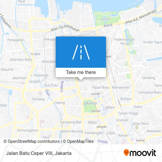 Jalan Batu Ceper VIII map