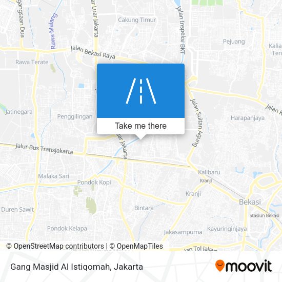 Gang Masjid Al Istiqomah map