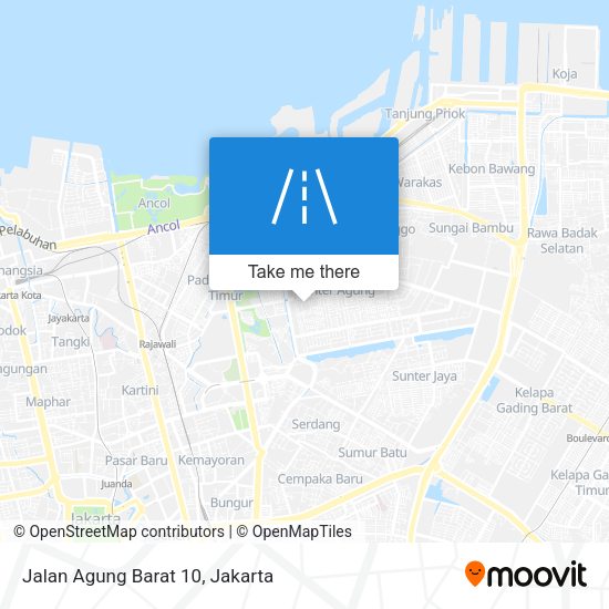 Jalan Agung Barat 10 map