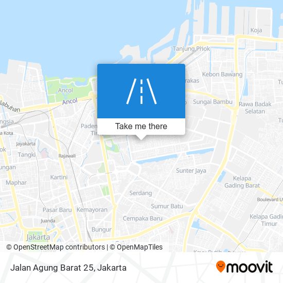 Jalan Agung Barat 25 map