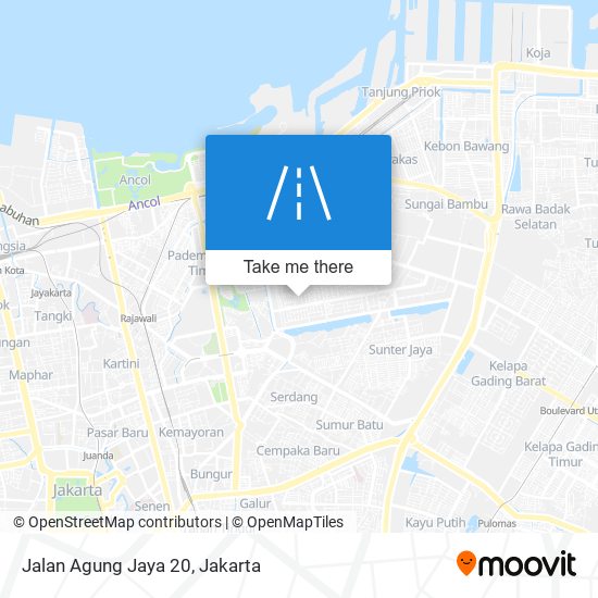 Jalan Agung Jaya 20 map