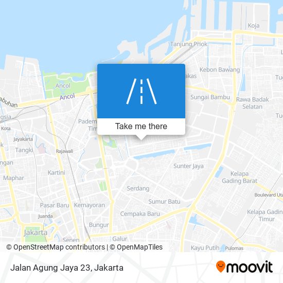 Jalan Agung Jaya 23 map