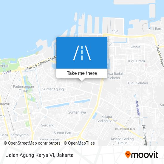 Jalan Agung Karya VI map