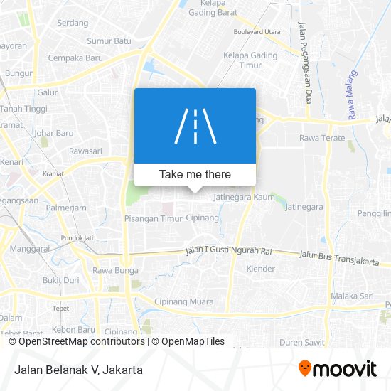 Jalan Belanak V map