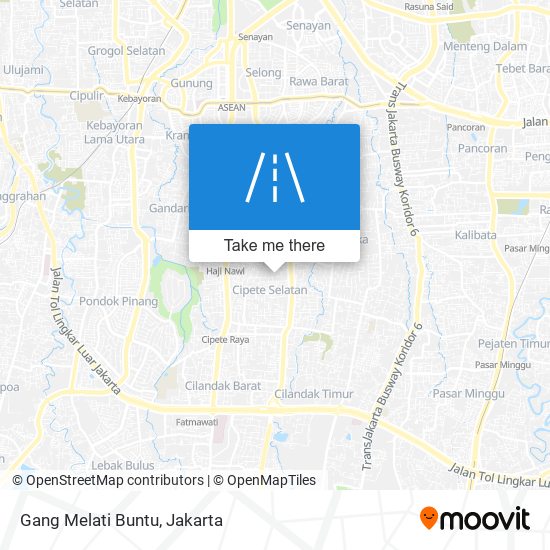 Gang Melati Buntu map