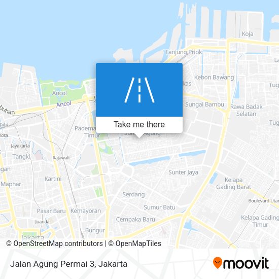 Jalan Agung Permai 3 map