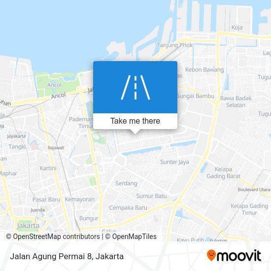 Jalan Agung Permai 8 map