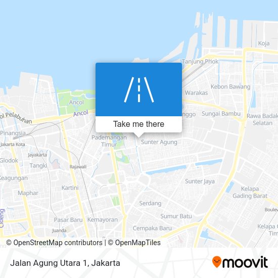 Jalan Agung Utara 1 map