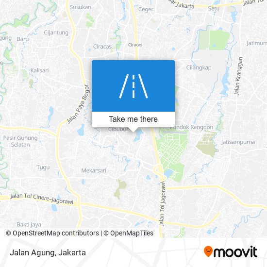 Jalan Agung map