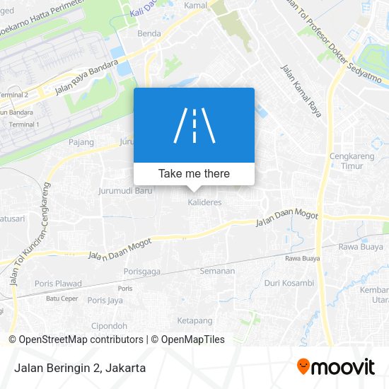 Jalan Beringin 2 map