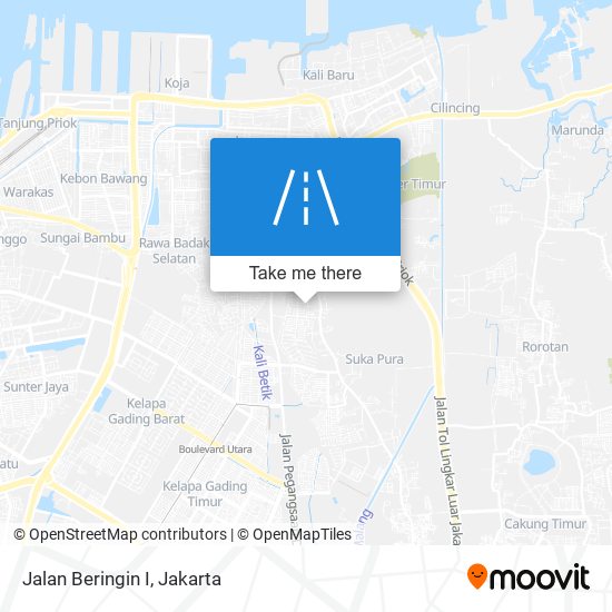 Jalan Beringin I map