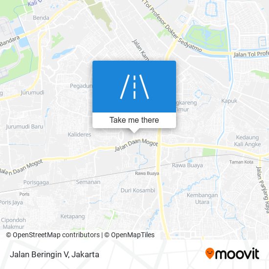 Jalan Beringin V map