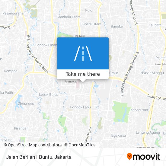 Jalan Berlian I Buntu map