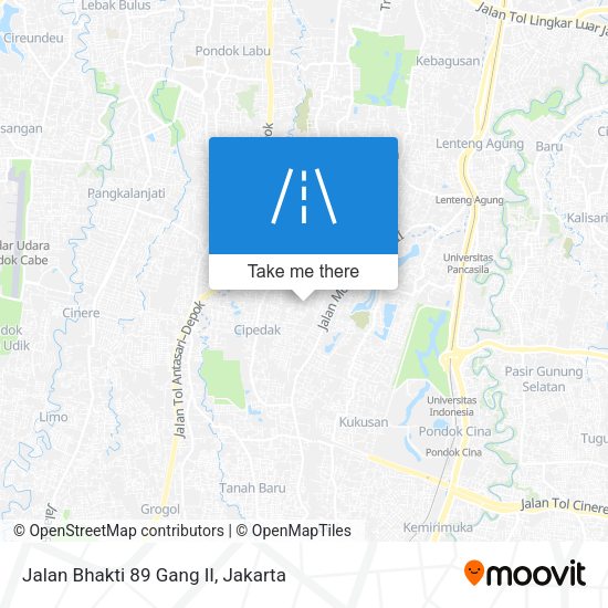 Jalan Bhakti 89 Gang II map