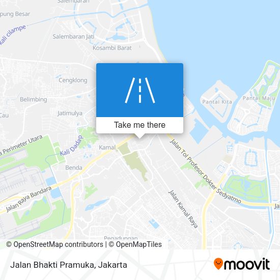 Jalan Bhakti Pramuka map