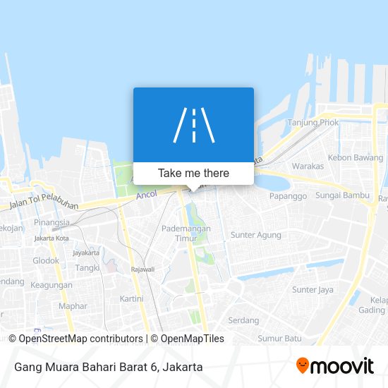 Gang Muara Bahari Barat 6 map