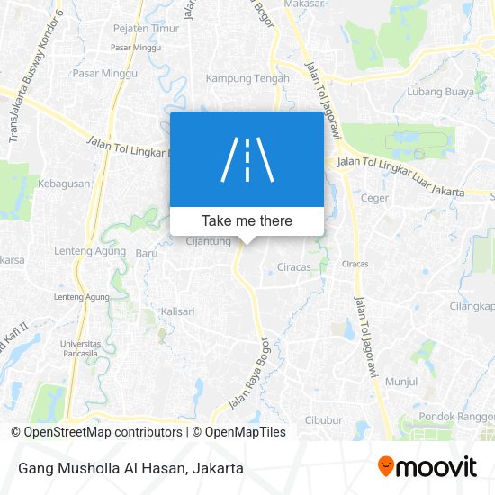 Gang Musholla Al Hasan map
